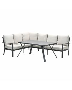 Senja lounge dining set 3-delig links - desert sand