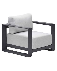 Malakka loungestoel - donker grijs