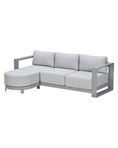 Malakka loungebank chaise longue - taupe