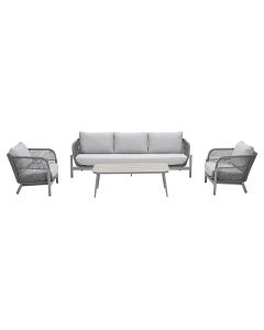 Luzia loungeset 4-delig - taupe