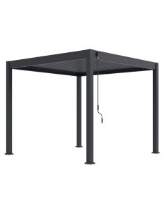 Pergola Neo bioclimatic tuinpaviljoen 300x300xH255 cm - antraciet