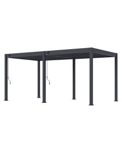 Pergola Neo bioclimatic tuinpaviljoen 300x530xH255 cm - antraciet