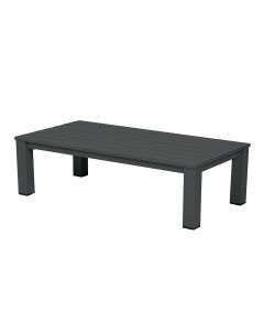 Coba lounge tafel 140x73 - donker grijs
