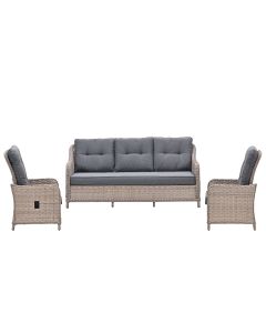 Nova loungeset 3 delig verstelbaar - vintage willow