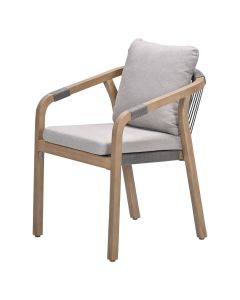 Alora lounge dining stoel - grey sand