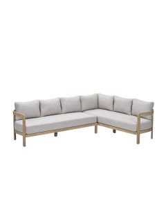 Sirocco lounge dining set 2-delig rechts - grey sand