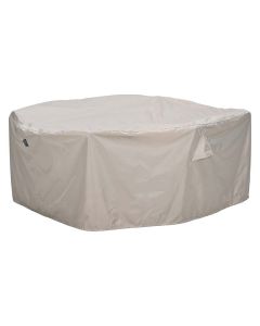 Tuinsethoes ovaal 230 x 205 x H85 cm - taupe