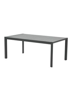 Adana dining tuintafel 180x100 - donker grijs