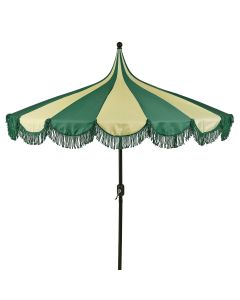 Kim stokparasol donker groen - Ø235 x 238 cm