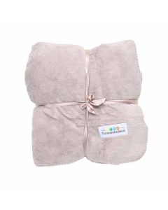 Fleece deken 170x130 cm - zand