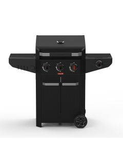 Barbecook Luca 312 gasbarbecue met kast en zijbrander zwart