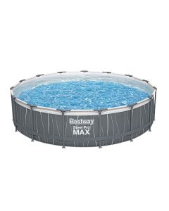 Bestway frame zwembad steel pro max set rond 457 cm met led