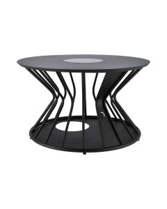 Cosilumia loungetafel met verlichting Ø 70 x 41 cm black
