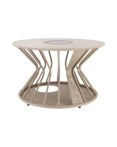 Cosilumia loungetafel met verlichting Ø 70 x 41 cm sandy beige