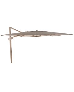 Hacienda zweefparasol 300x400 cm frame latte - doek sand