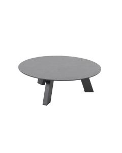 Cosmic loungetafel Ø78 x 25 cm - slate antraciet