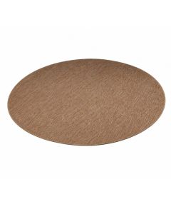 Buitenkleed Plain Brown Ø300 cm