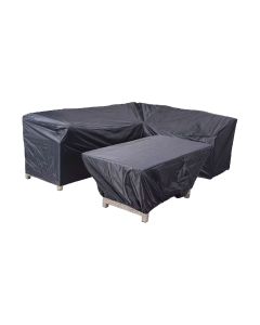 Lounge dining hoes 255/205x73xH80 en 152x82xH65 cm