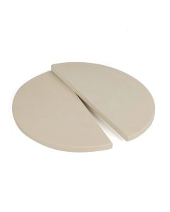 Moddern heatdeflector platen halve maan - 2 stuks