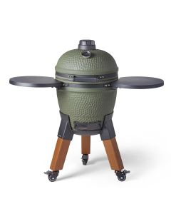 Moddern Special - wood kamado houtskoolbarbecue - groen