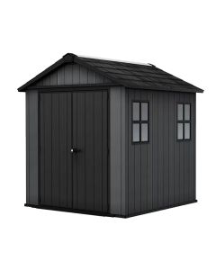 Keter Newton 757 kunststof tuinhuis 230x224x246 cm - grijs