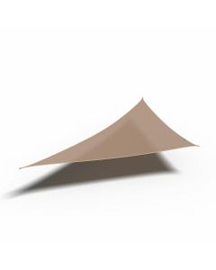 Coolfit schaduwdoek driehoek 90° - 500x710 cm - Zand