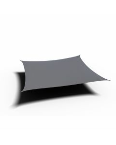 Dreamsail schaduwdoek vierkant 400 cm waterproof - Grijs