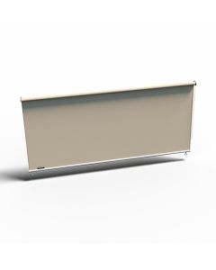 Rolgordijn breed 248 x 240 cm - Gebroken Wit