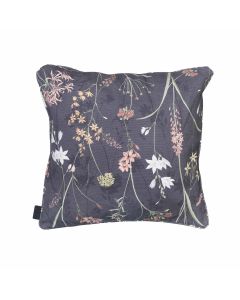 Sierkussen 50x50cm Donna grey canvas eco+ met paspel