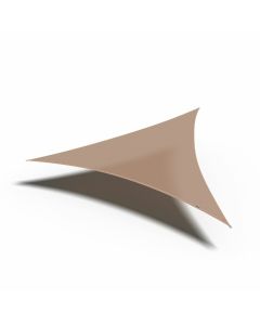 Coolfit schaduwdoek driehoek 360 cm - Zand
