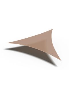 Coolfit schaduwdoek driehoek 500 cm - Zand