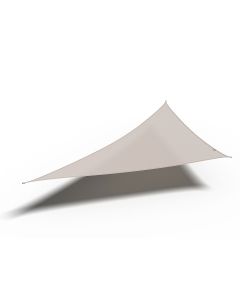 Coolfit schaduwdoek driehoek 90° - 500x710 cm - Greige