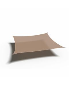 Coolfit schaduwdoek vierkant 500 x 500 cm - Zand