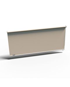 Rolgordijn breed 198 x 240 cm - Gebroken Wit