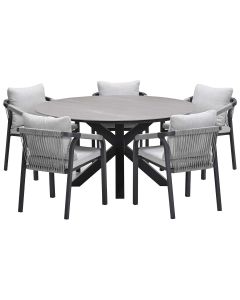 Tarera tuinset 6-delig - Duuk tuintafel Ø150 cm