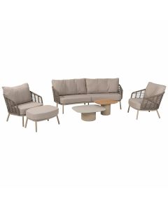 Puglia loungeset 6-delig - Latte