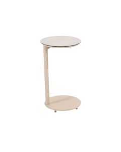 Vic bijzettafel Ø30xH50 cm latte - ceramic print