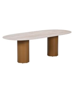 Colorado tuintafel 240 x 105 cm ovaal - amber