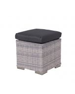 Garden Impressions Tennessee kruk 45x45 cm - licht grijs Wicker