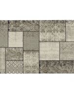 Garden Impressions Buitenkleed Blocko donker zand 120x170 cm Kunststof