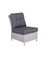 Garden Impressions Nova middenelement licht grijs Wicker