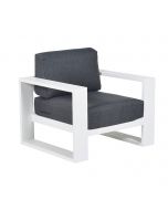 Plaza loungestoel - wit