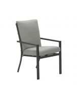 Senja lounge dining stoel - donker grijs