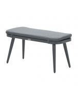 San Vito sportbank 110x40 cm - donker grijs
