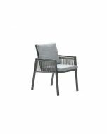 Brendon lounge dining stoel - licht grijs