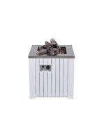 Cozy Living Faro gas vuurtafel 60x60 cm - wit