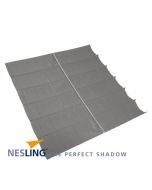 Harmonica schaduwdoek -  2.9m breed 5.0m lang - Antraciet