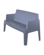 Garden Impressions Box bank L138 cm antraciet Kunststof