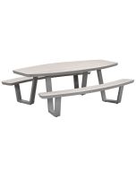 Sarria picknick set ovaal 220 x 193 - taupe