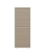 Pergola Neo zijwand paneel 95x235 cm - zand - teak look